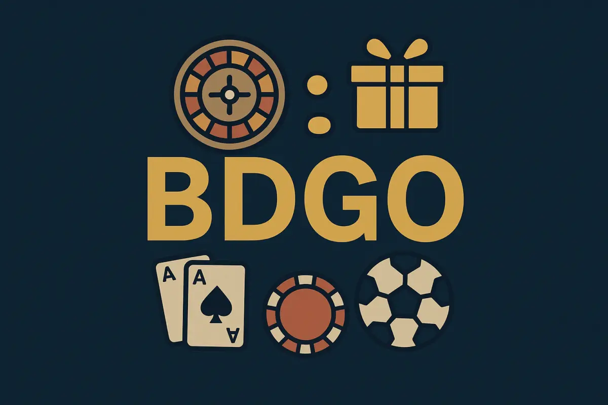 BDGO (BD BDGO Games) bonuses পাতার হিরো ছবিতে উপহার বক্স, কয়েন, ফ্রি স্পিন আইকন ও মোবাইল ফোন